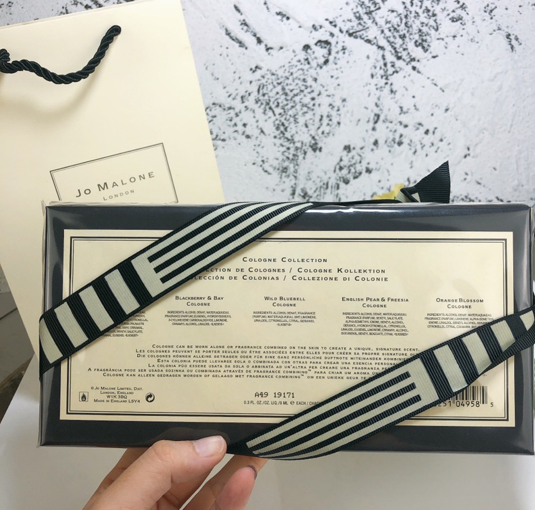 Jo Malone London Cologne Spray Collection 9mlx5 Gift Set New Sealed 5 Piece Gift