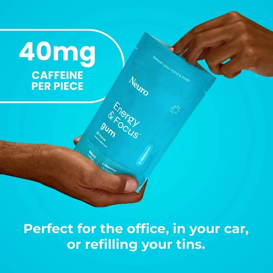 Neuro Mints: Energy & Focus- Peppermint- 180 Pieces Free Shipping*/