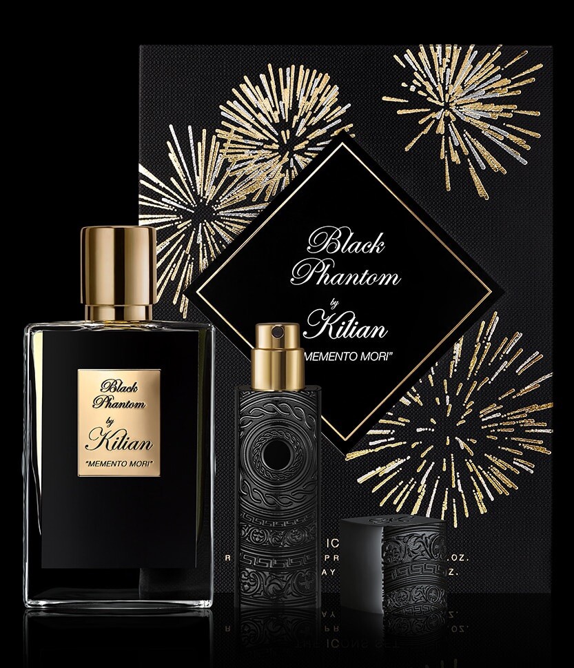 Kilian Black Phantom Memento Mori EDP Spray Icons Set, 1.7oz➕0.25oz， NIB Sealed
