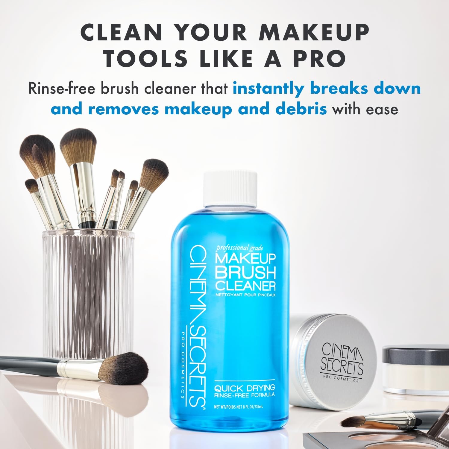 Cinema Secrets Original Blue Vanilla Makeup Brush 4 Fl Oz (Pack of 1),