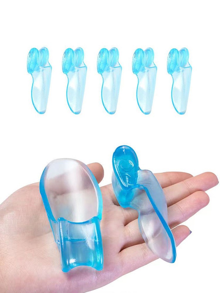2PCS Silicone Toe Separator Corrector Hallux Valgus Bunion Pain Relief Sleeve