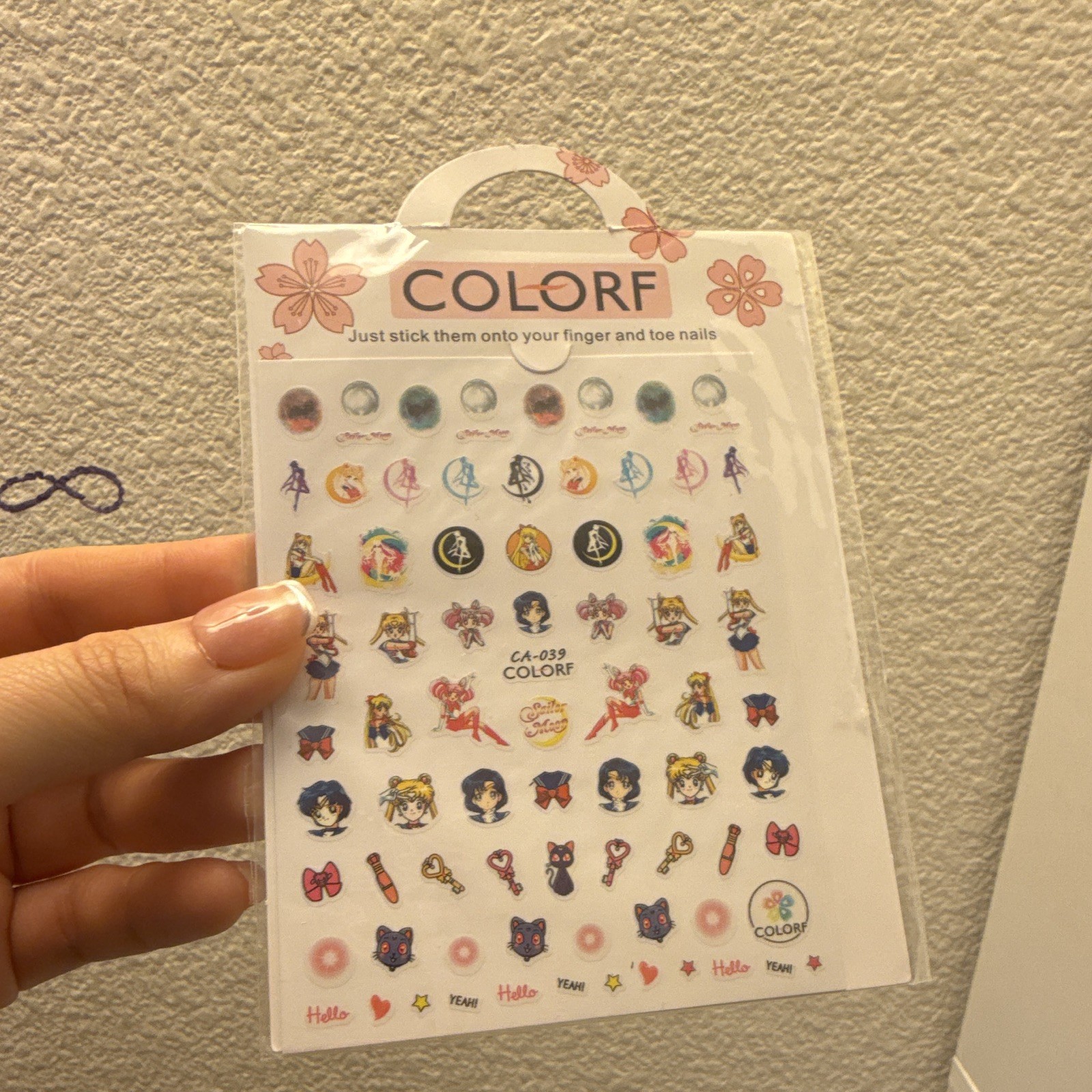 2pcs bundle sailor moon & Totoro sticker sheets brand new