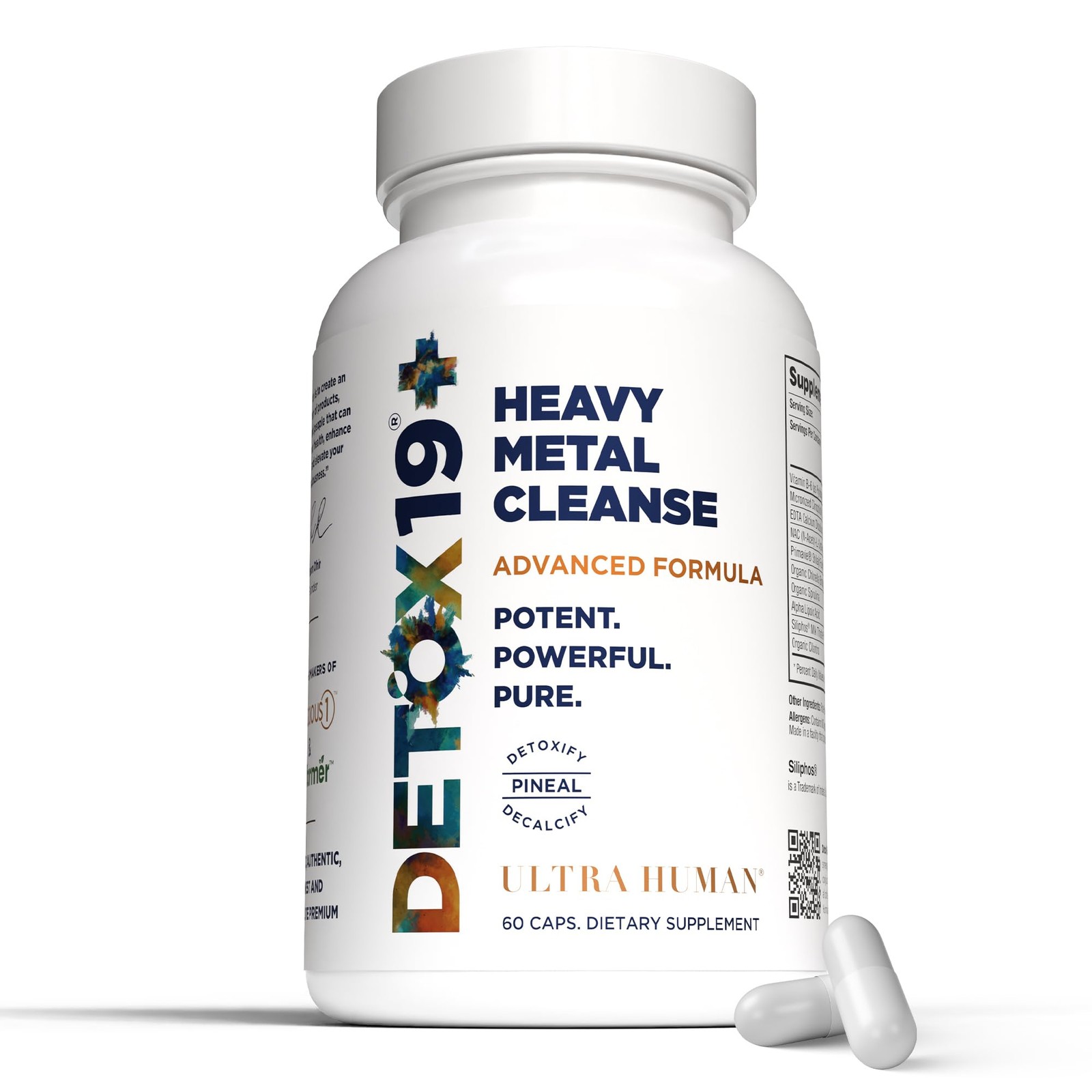 Ultra Human Daily Wellness Support – Heavy Metal Detox Cleanse, with Zeolite