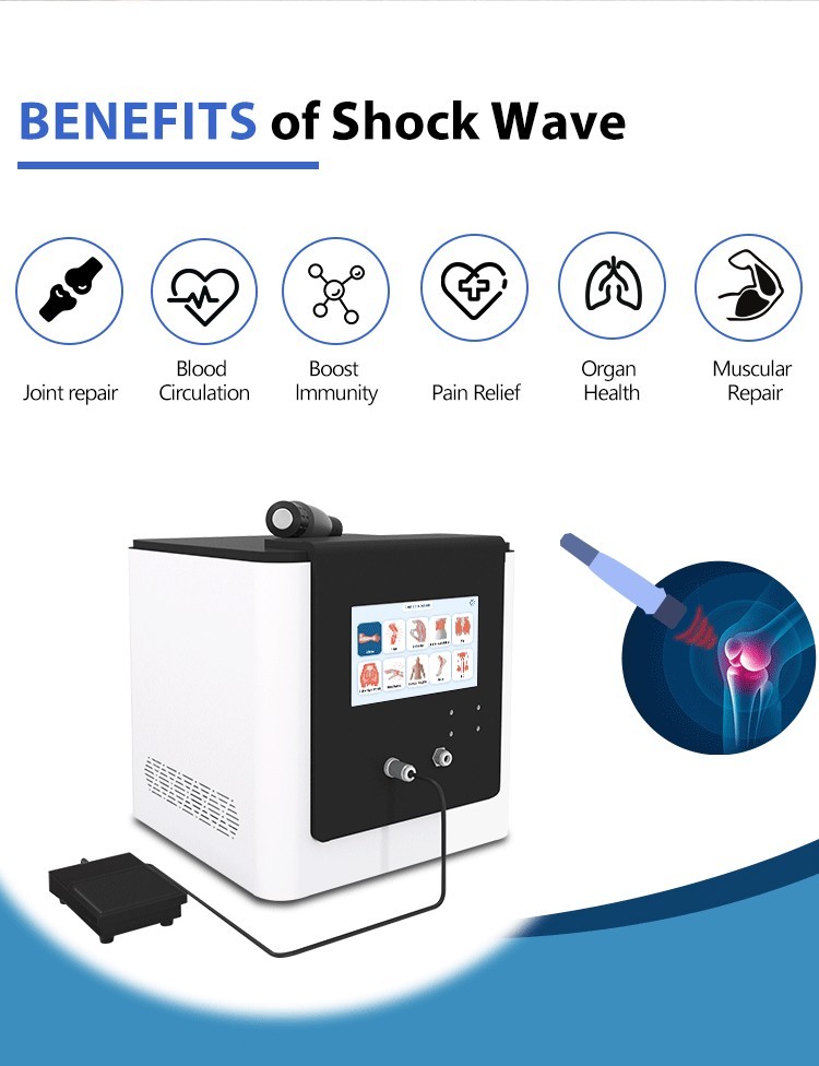 10 Bar Radial ED Shockwave Therapy Machine Deep Relief for Chronic Pain Massage