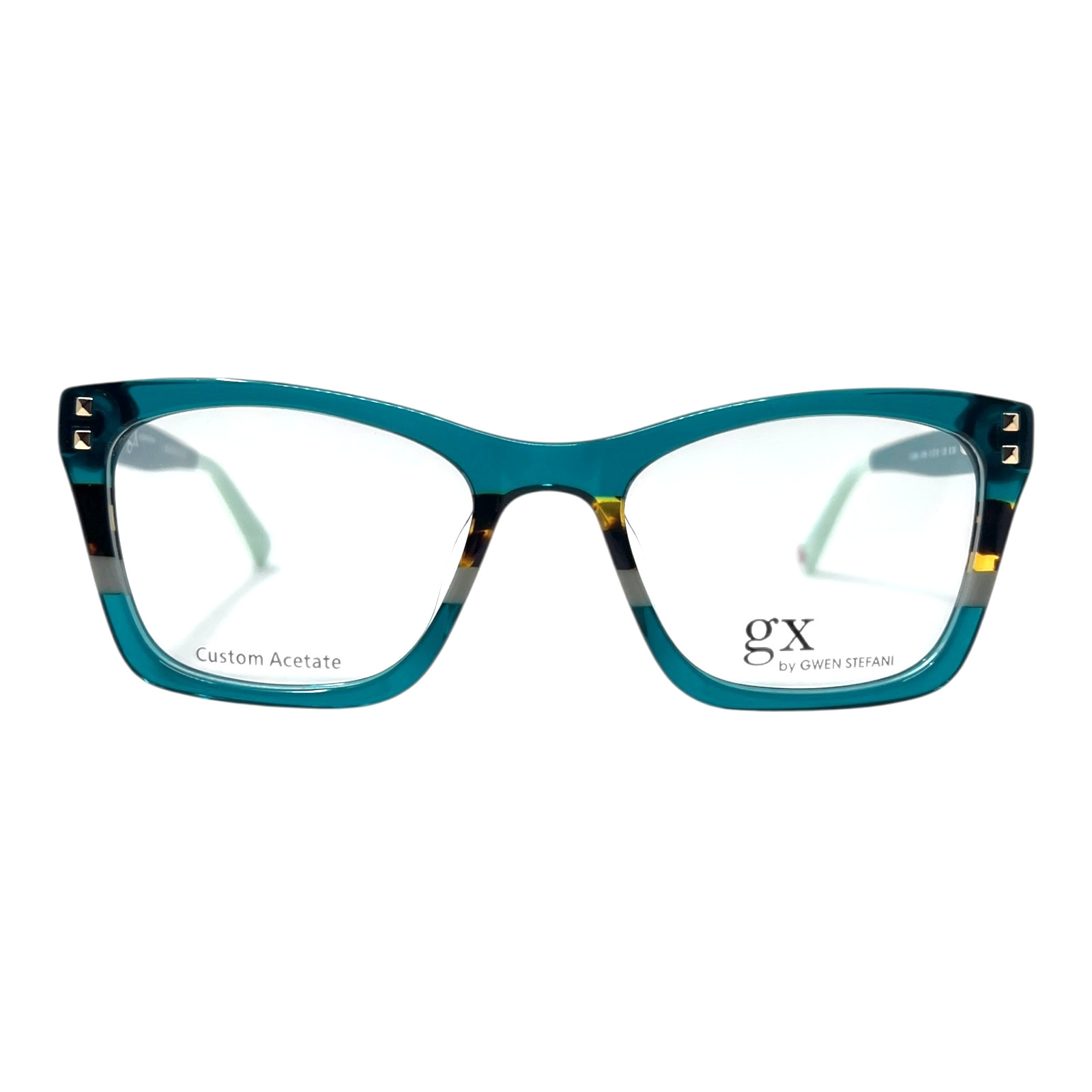 AUTHENTIC & NEW – GWEN STEFANI – GX086 GRN 51/19/135 – TEAL GREEN EYEGLASSES