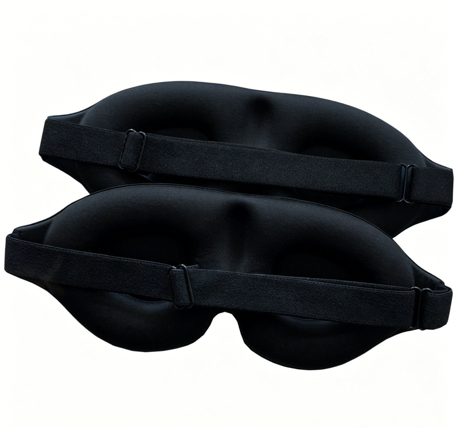 2pcs 3D Sleep Eye Mask for Travel Rest Relax Soft Pad Zero Eye Pressure Black US