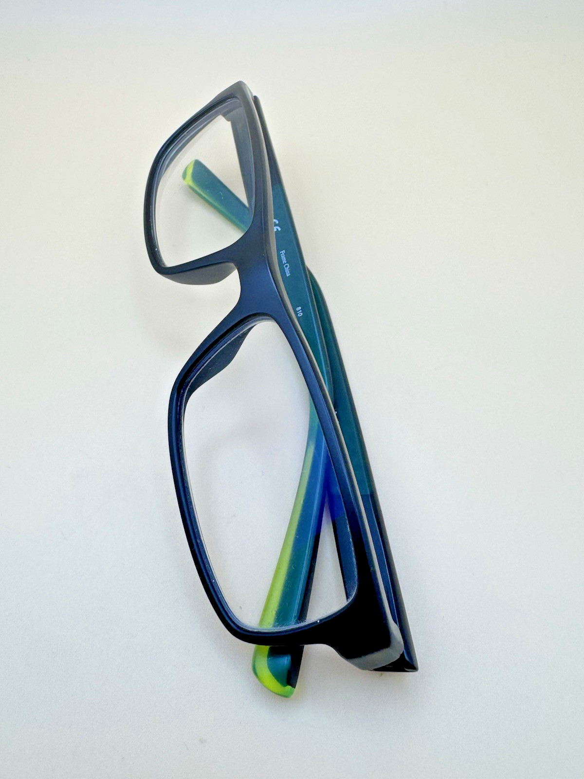 Nike Live Free 7090 010 Matte Black Green Eyeglasses Frames 53-17 140 Men