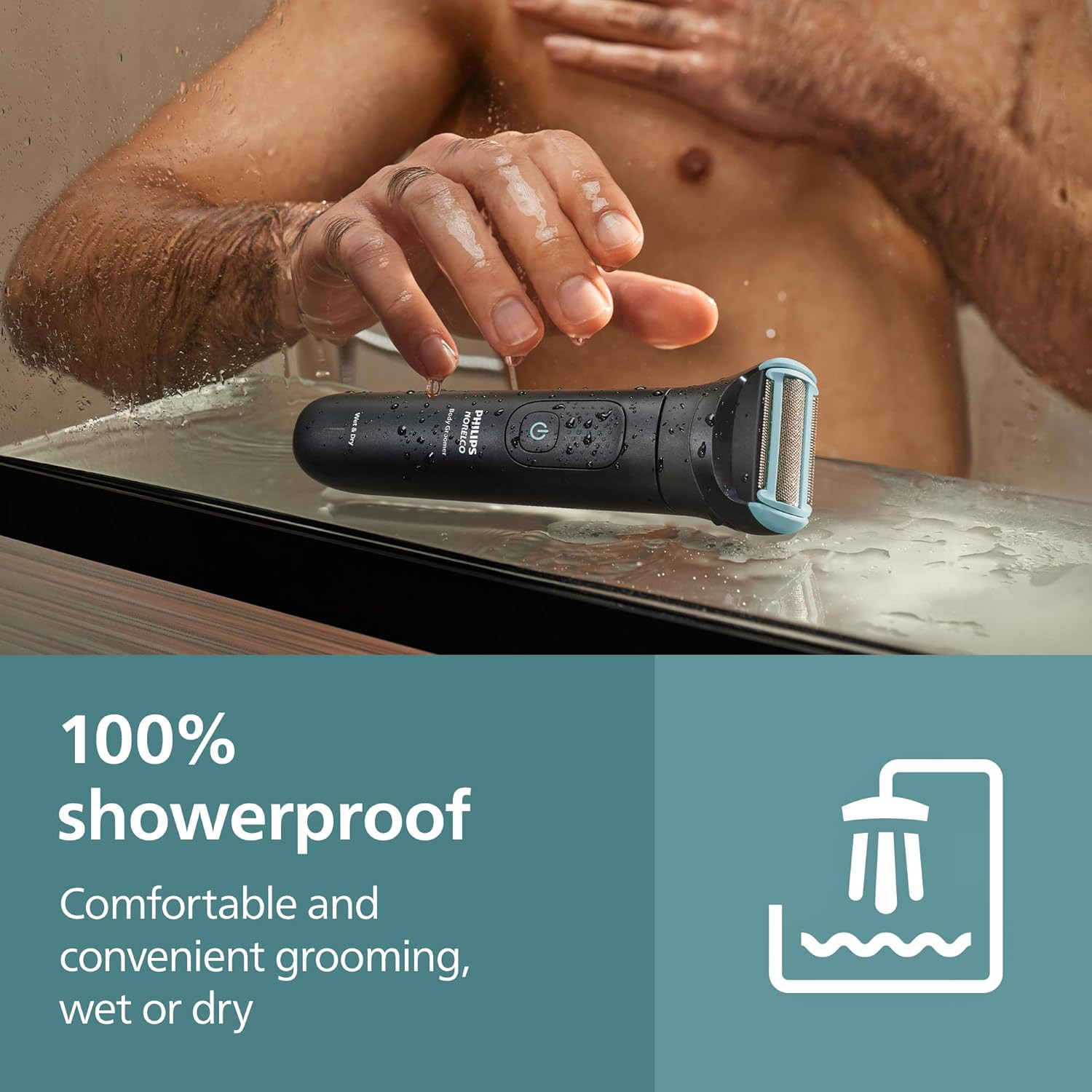 Philips Body Groomer 5000 Series, Intimate Hair Shaver & Trimmer for Men with I