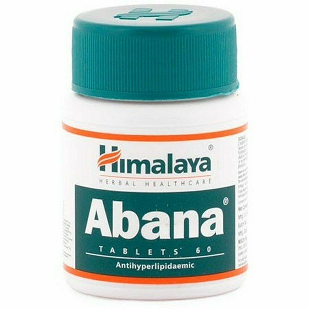 10 packs X Himalaya ABANA 60 Tabs Reduces Cholesterol | Free Shipping