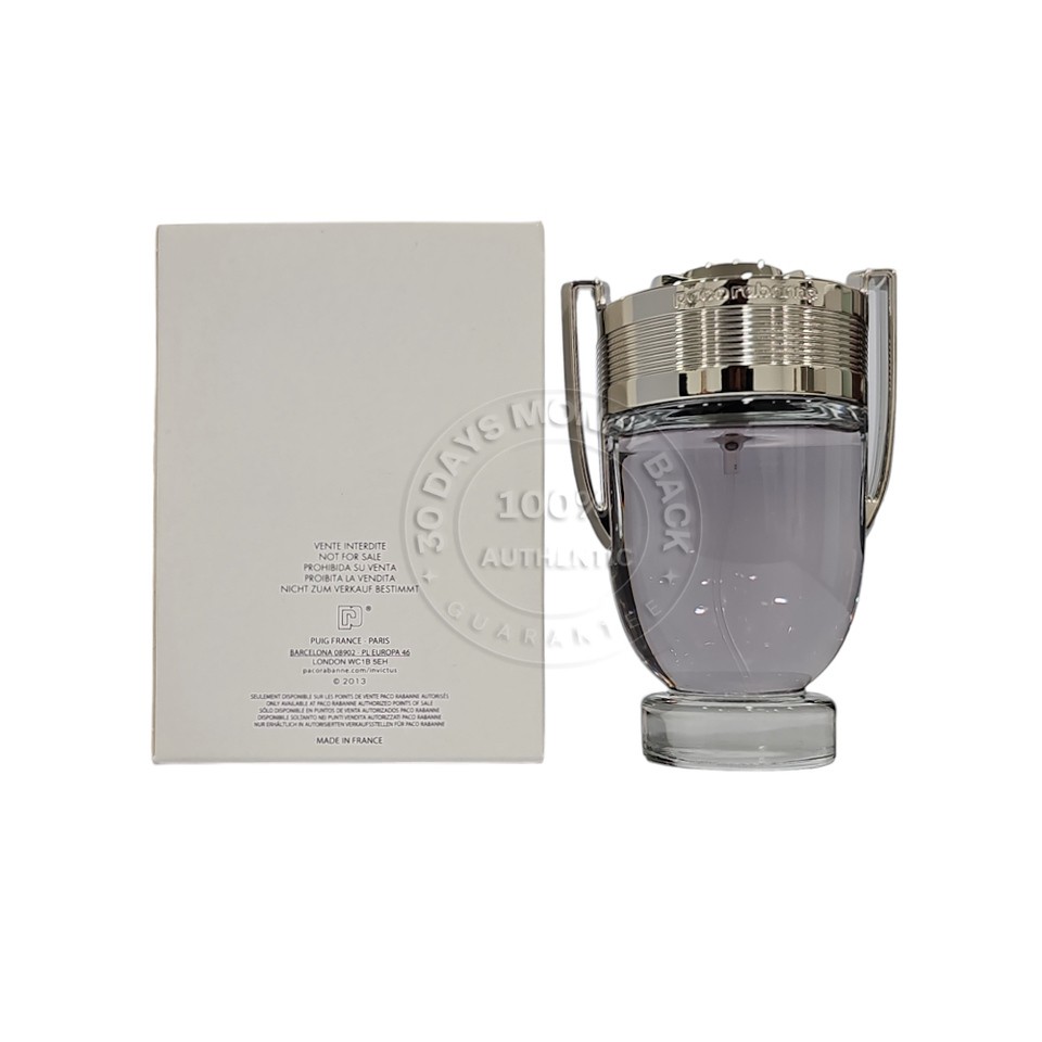 Paco Rabanne Invictus EDT 3.4 oz / 100 ml Men Spray – WHITE BOX