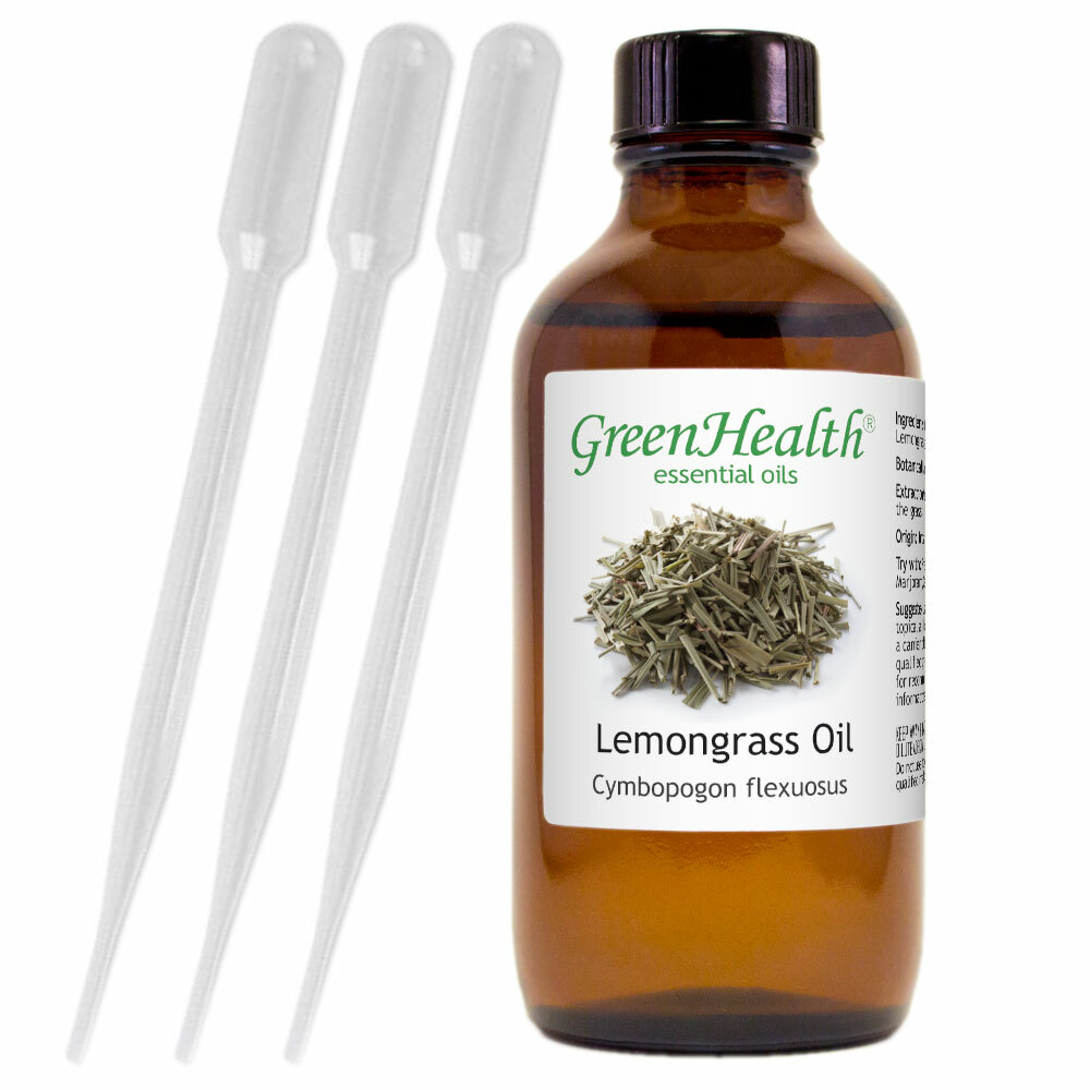 4 fl oz Lemongrass Essential Oil (100% Pure & Natural) – GreenHealth