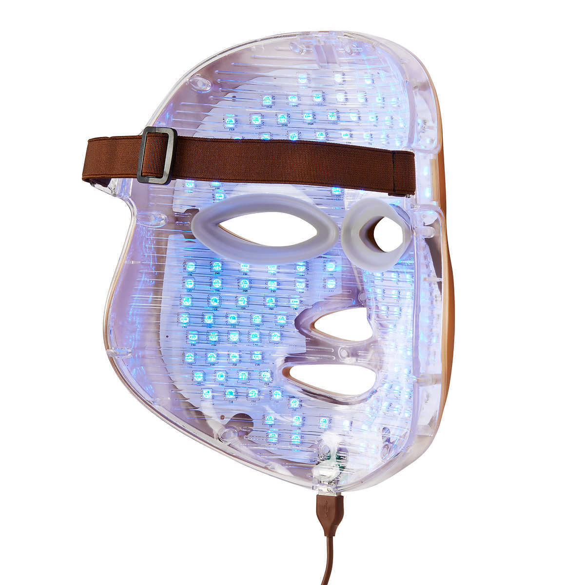 MZ Skin LED Light Therapy Golden Facial Treatment Device Home Spa Luxury – New