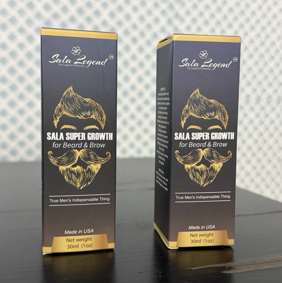 Sala Legend Sala Super Growth Beard & Brow Eyebrow Serum Oil Alcohol-Free 30ml
