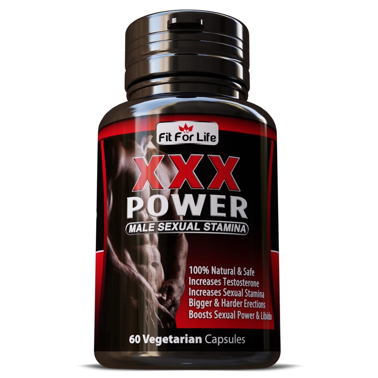 Natural Male Enhancement Mens Health Organic Supplement XXX Power 60 Servings