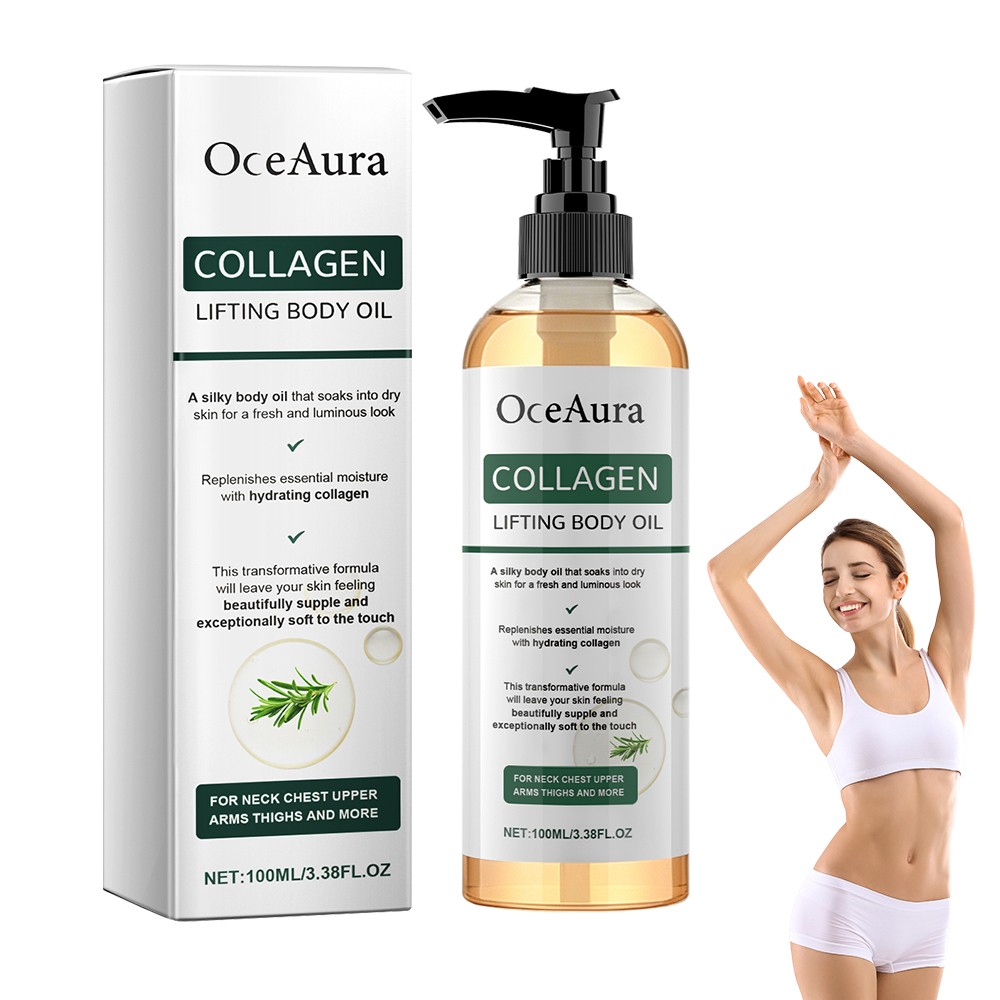 Collagen Lifting Firming Body Oil Skin Tightening Hydrating Massage Oil